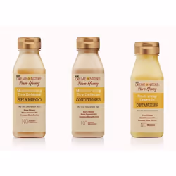Creme Of Nature Moisturizing Pure Honey Shampoo, Conditioner, Leave-In Detangler  (Set Of 3)
