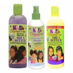 Africa Best Kids Organic Ultimate Shampoo |2 In1 Detangler |Detangling Hair Lotion (Set Of 3)