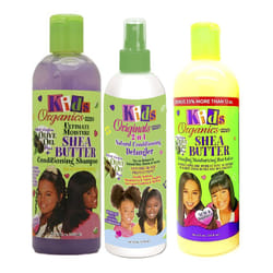 Africa Best Kids Organic Ultimate Shampoo |2 In1 Detangler |Detangling Hair Lotion  (Set Of 3)