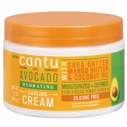 Cantu Avacado Hydrating Cream Shampoo, Conditioner & Curling Cream (Set Of 3)