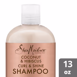 Shea Moisture Coconut Hibiscus Curl & Shine Shampoo 13Oz & Conditioner 13Oz (Set Of 2)