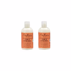 Shea Moisture Coconut Hibiscus Curl And Shine Gel Style Milk 254Ml (Set Of 2)