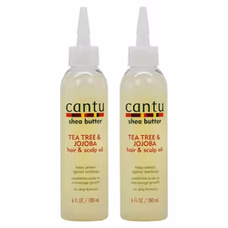 Cantu Shea Butter Tea Tree & Jojoba Hair & Scalp Oil, 180Ml (2 Pack)