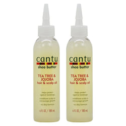 Cantu Shea Butter Tea Tree & Jojoba Hair & Scalp Oil, 180Ml (2 Pack)