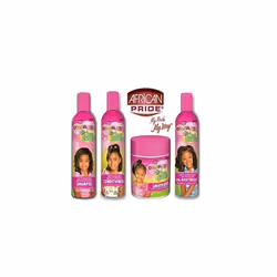 African Pride Dream Kids Oil Moisturiser,Shampoo, Conditioner & Edges (Set Of 4)