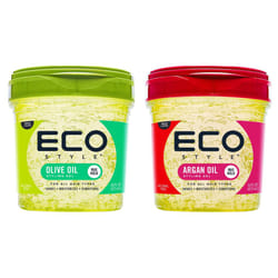 Eco Style Hair Styling Gel Set Olive Oil 473 Ml & Argan Oil 473 Ml (Pack Of 2)