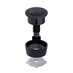 Viva Black Uni Button For Cable Operated Cisterns