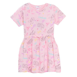 Disney Princess Dress Girls Sundress Short Sleeved Cotton T-Shirt Tunic Dress - 2-3 Years