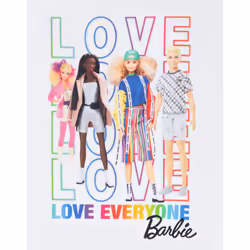 Barbie Short Sleeved T-Shirt (Womens White) - Large