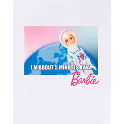 Barbie Short Sleeved T-Shirt (Womens White) - XX-Large