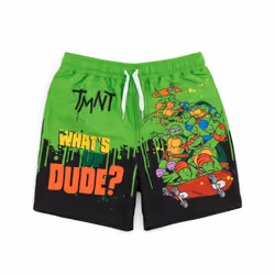 Teenage Mutant Ninja Turtles Swim Shorts (Boys Multicoloured) - 7-8 Years