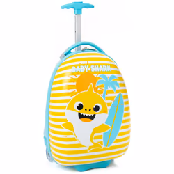 Baby Shark Small Suitcase (Unisex Kids Yellow)