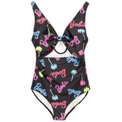 Barbie 1 Piece Swimming Costume (Womens Multicoloured) - Large