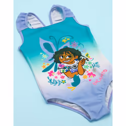 Disney Encanto 1 Piece Swimming Costume (Girls Blue) - 4-5 Years