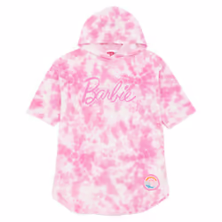 Barbie Poncho Towel (Girls Pink) - 3-6 Years