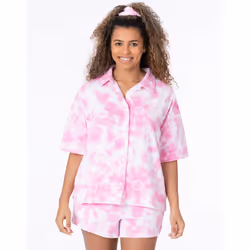Barbie 3 Piece Towelling Co-ord (Womens Pink) - XX-Large