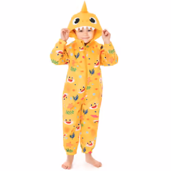 Baby Shark Puddle Suit (Unisex Kids Yellow) - 3-4 Years