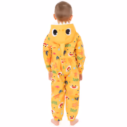 Baby Shark Puddle Suit (Unisex Kids Yellow) - 3-4 Years