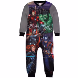Marvel Onesie (Boys Grey) - 3-4 Years