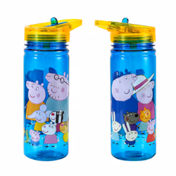 Peppa Pig 580ml Water Bottle Made of Durable Tritan Reusable BPA Free