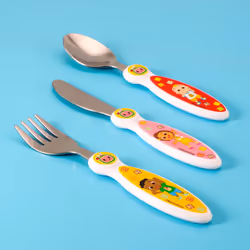 Cocomelon Children's Kids 3pcs Cutlery Set