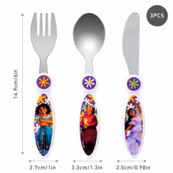 Disney Encanto Children's Kids 3pcs Cutlery Set