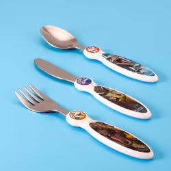 Jurassic World Children's Kids 3pcs Cutlery Set