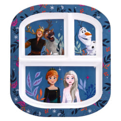 Frozen 3 Section Childrens Divided Breakfast Lunch Dinner Plate