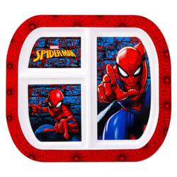 Spiderman 3 Section Childrens Divided Breakfast Lunch Dinner Plate
