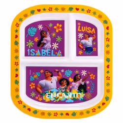 Encanto 3 Section Childrens Divided Breakfast Lunch Dinner Plate