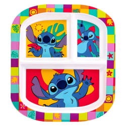 Stitch 3 Section Childrens Divided Breakfast Lunch Dinner Plate