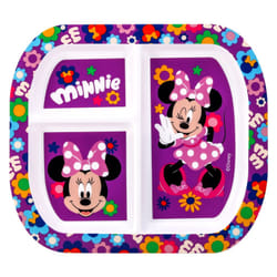 Minnie Mouse 3 Section Childrens Divided Breakfast Lunch Dinner Plate