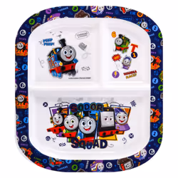 Thomas & Friends 3 Section Divided Breakfast Lunch Dinner Plate
