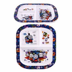 Thomas & Friends 3 Section Divided Breakfast Lunch Dinner Plate