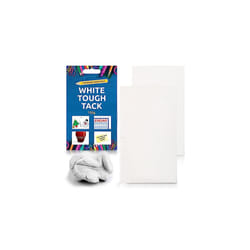 SOL 150g White Tough Tack, White Tack Non Marking Walls Reusable Multpipurpose Adhesive, Waterproof Invisible Adhesive Putty, Clean & Easy to Use, Id