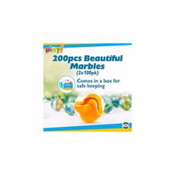 200pk Glass Marbles for Kids | Traditional Small Marbles Assorted | Bag of Marbles | Coloured Marbles | Cat's Eye Marble for Classic Outdoor