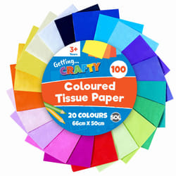 Coloured Tissue Paper For Wrapping Gifts - 100 sheets