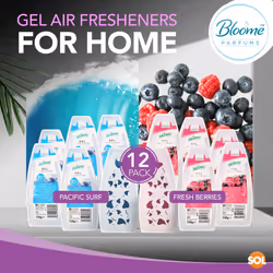 Solid Gel Air Freshener 150g Home Room Freshner - 12 pieces