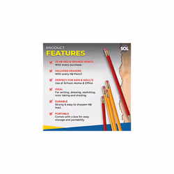 64pk HB Pencils With Rubbers On The End | HB Pencil Pack with Erasers | Writing Pencils for Children I Kids Pencils for School Supplies I School
