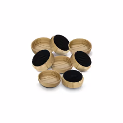 8pk Rubber Base Castor Cups for Wooden Floors and Carpets | Wooden Furniture Castor Cups Non-Slip | Caster Cups to Protect Wo ...