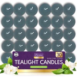 30pk Scented Tea Lights Candles | Various Perfumes - Spring Mountain