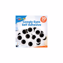 20pk Large Googly Eyes Self Adhesive | 40mm DIY Art Craft Eyes Stick On Googly Eyes Large | 4cm Big Googly Eyes Stick On Eyes for Crafts Eye Stickers