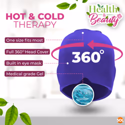 Tension Headache Migraine Relief Cap - Ice Heat Therapy Hat