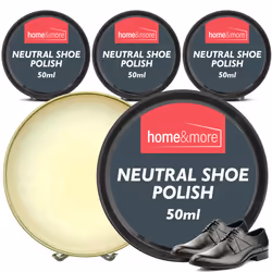 3 Neutral Shoe Polish Wax x 50ml Leather Boot Shine Cleaner Protect
