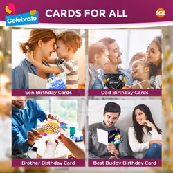 20pk Birthday Cards Female Male Mix with Envelopes - Mix A