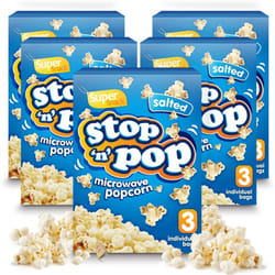 15 x 85g Microwave Popcorn | Butter, Salted, Sweet - SALTED