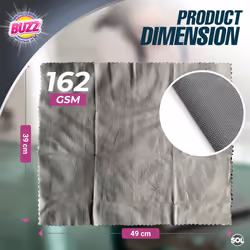 2pk Buzz Glass Cloth with Germ Shield Streak-Free Glass Cleaning Cloth