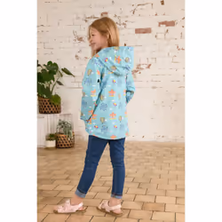 Olivia Kids Lightweight Waterproof Jacket - 3-4 Yrs, Carnival Print