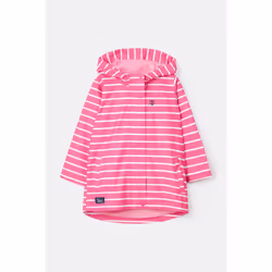 Olivia Kids Lightweight Waterproof Jacket - 2-3 Yrs, Bright Pink Stripe