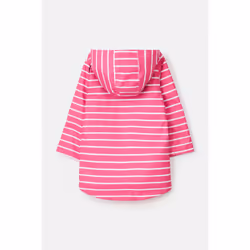 Olivia Kids Lightweight Waterproof Jacket - 4-5 Yrs, Bright Pink Stripe